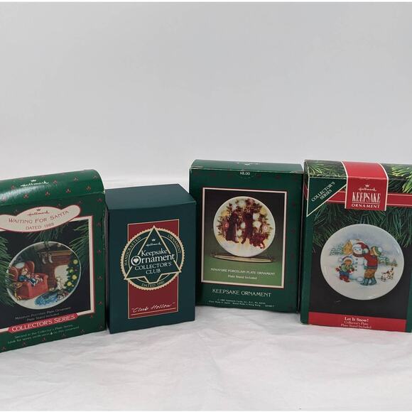 Hallmark Ornaments Vintage Lot Light Shines Christmas Collector Plate Keepsake - Picture 10 of 12